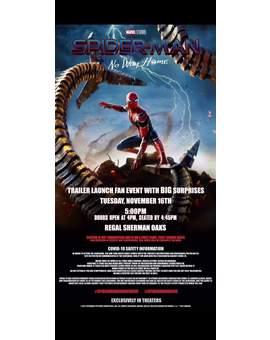 El Martes Nuevo Trailer Oficial de (Spider-Man: No Way Home).