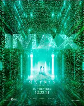 Póster IMAX de (Matrix Resurrections).