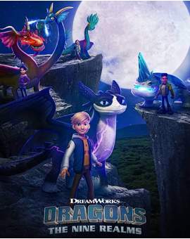 Póster de la Serie Animada del Spin Off de (Cómo Entrenar a tu Dragón).