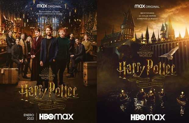Pósters de (Harry Potter: Regreso a Howarts) ¡El 2022 el reencuentro de Harry, Ron y Hermione!.
