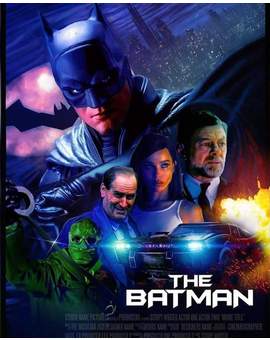 Póster Art (The Batman) Inspirado en (Batman Forever).