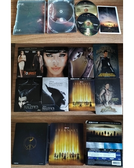 Mi Colección Steelbook de "Angelina Jolie" mas (Eternals).