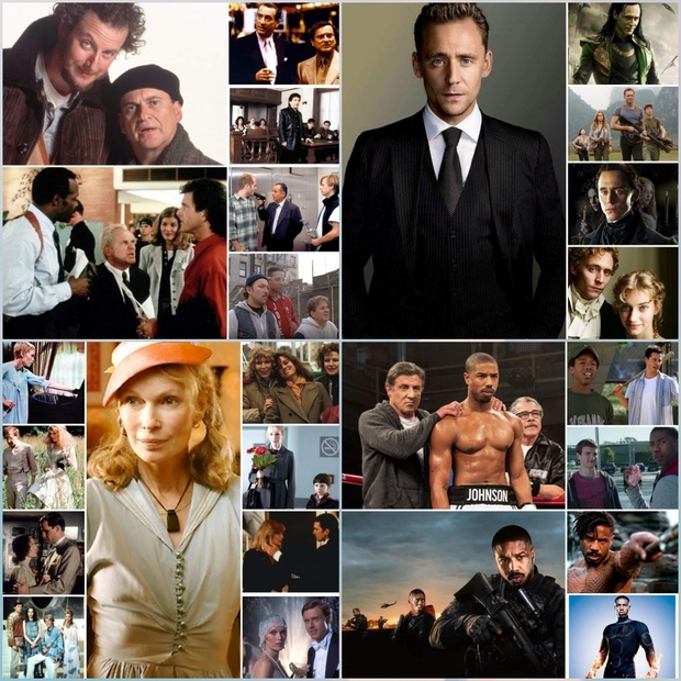 Cumplen Años "Joe Pesci, Tom Hiddleston, Mia Farrow y Michael B.Jordan" Vuestras Películas?.