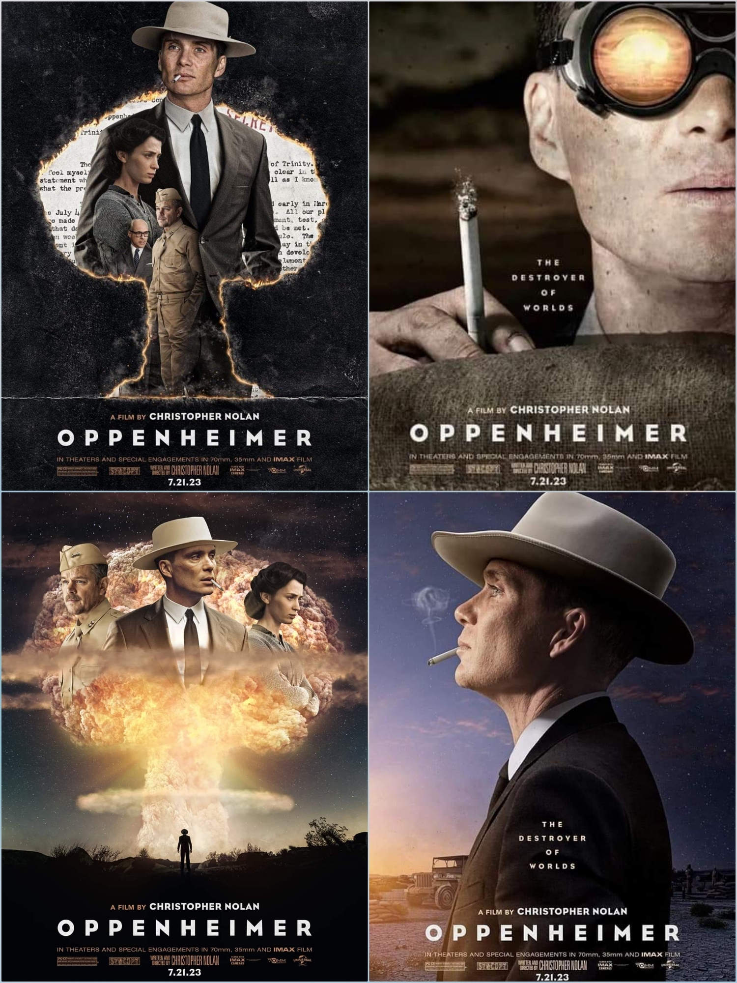 Oppenheimer'  Así es el Blu-ray, película Christopher Nolan