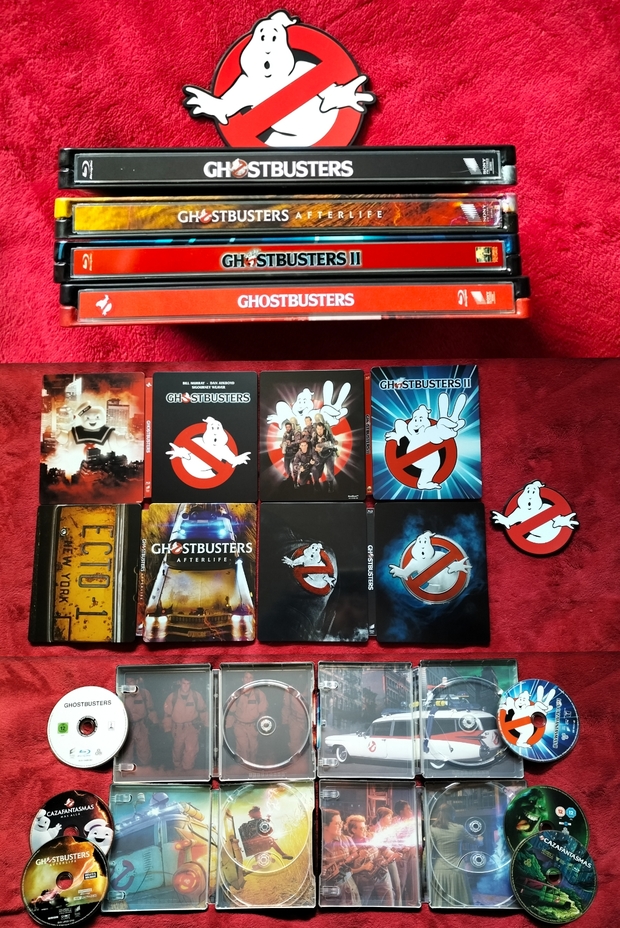 Mi Colección en Steelbook de (Cazafantasmas).