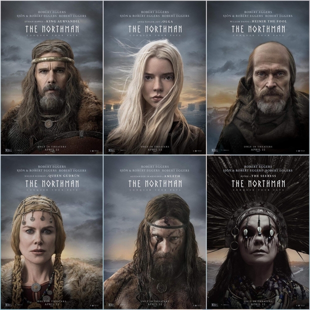 Pósters Individuales de "The Northman".