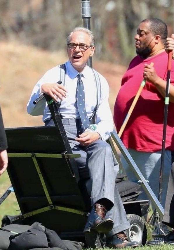 Imagen de "Robert Downey Jr" en el Rodaje de (Oppenheimer).