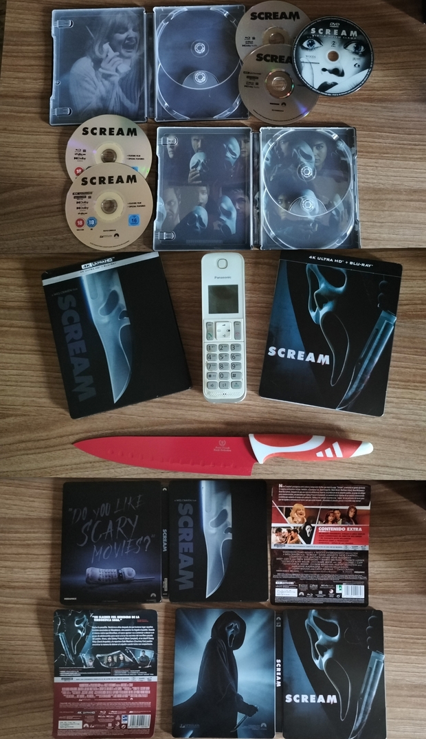 Mi Colección Steelbook de (Scream). "Vamos a Seguir Gritando" ;)