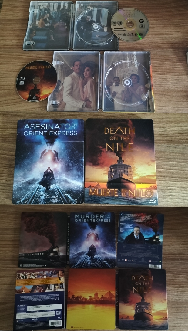Mi Colección Steelbook (Asesinato en el Orient Express & Muerte en el Nilo).