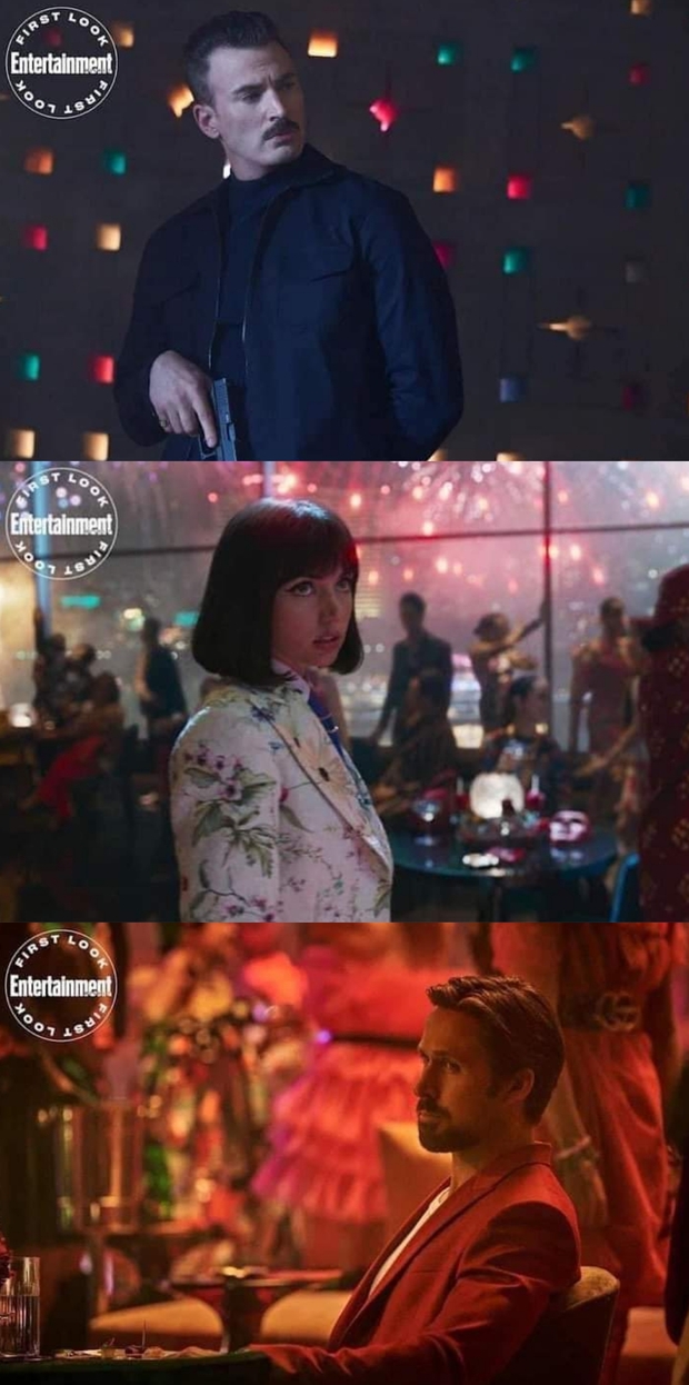Imágenes de "Chris Evans, Ana de Armas y Ryan Gosling" en (The Gray Man).
