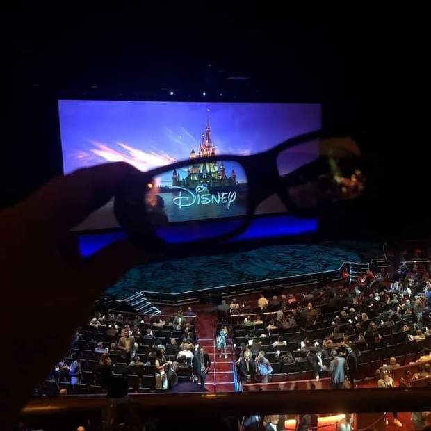 Lentes 3D en el Panel de Disney.