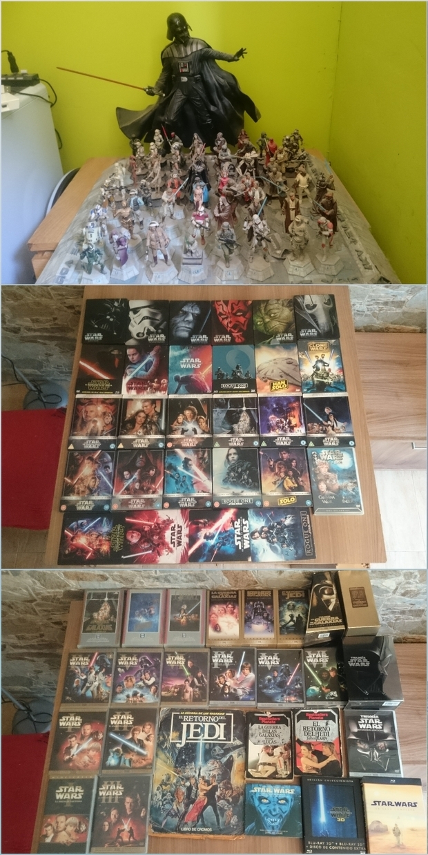 Mi Colección de (Star Wars). Que la fuerza os acompañe a tod@s.