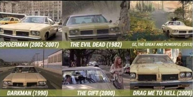 El coche de Sam Raimi en todas sus películas.. lo habéis visto ya en (Doctor Strange 2)?.