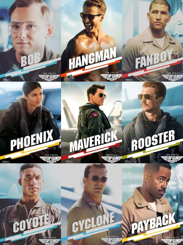 Póster Individuales de (Top Gun: Maverick).