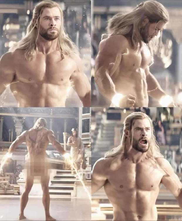 Imagen: Thor con un tatuaje en honor a Loki.