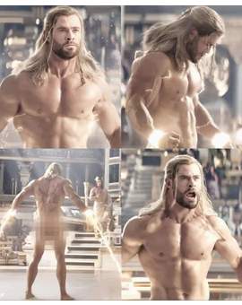 Imagen: Thor con un tatuaje en honor a Loki.