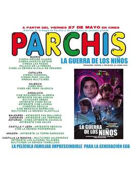 Listado de cines donde se proyectará (La Guerra de los niños).