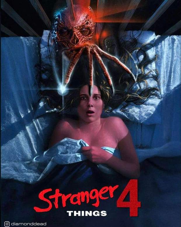 Póster de (Stranger Things 4) por "DiamondDead".