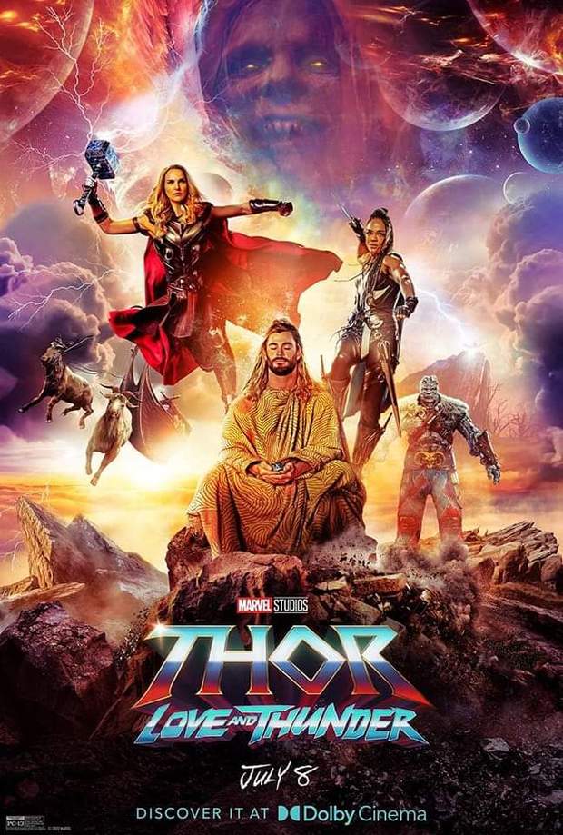 Nuevo Póster Dolby Cinema de (Thor: Love and Thunder).