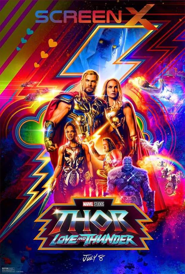 Póster Screen X (Thor: Love and Thunder).