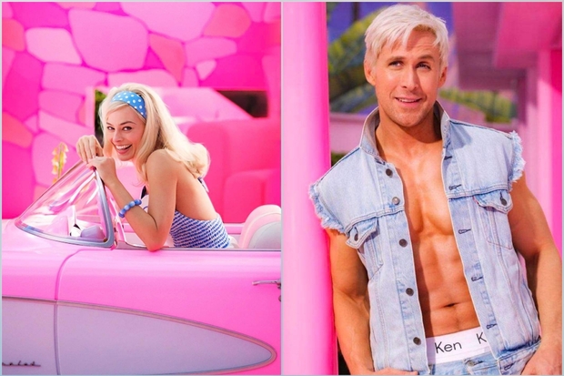 Imagen: "Ryan Gosling y Margot Robbie" en (Barbie). Estreno Julio 2023.