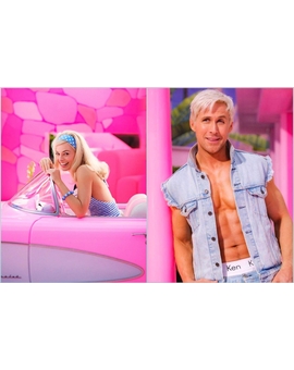 Imagen: "Ryan Gosling y Margot Robbie" en (Barbie). Estreno Julio 2023.