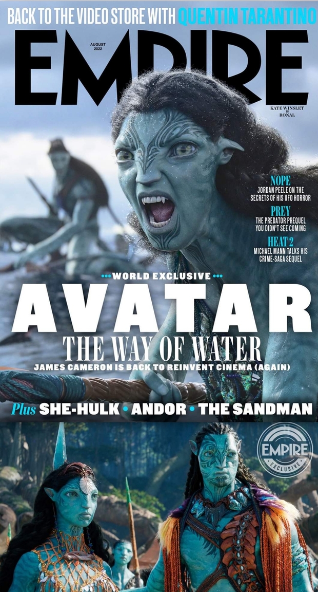 Primer Vistazo a "Kate Winslet" en (Avatar: El Sentido del Agua)