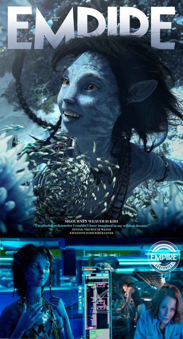 Primer Vistazo a "Sigourney Weaver" en (Avatar: El Sentido del Agua).