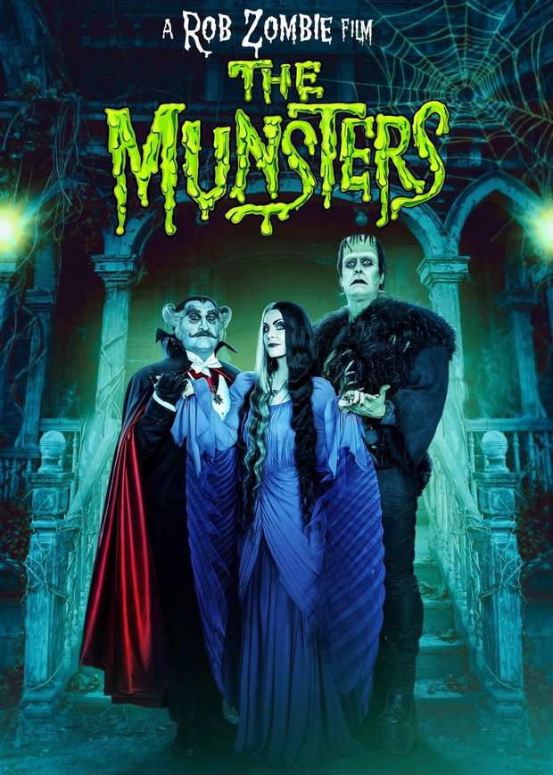 Primer Póster para lo nuevo de "Rob Zombie" (The Munsters) basada en el sitcom de 1964.