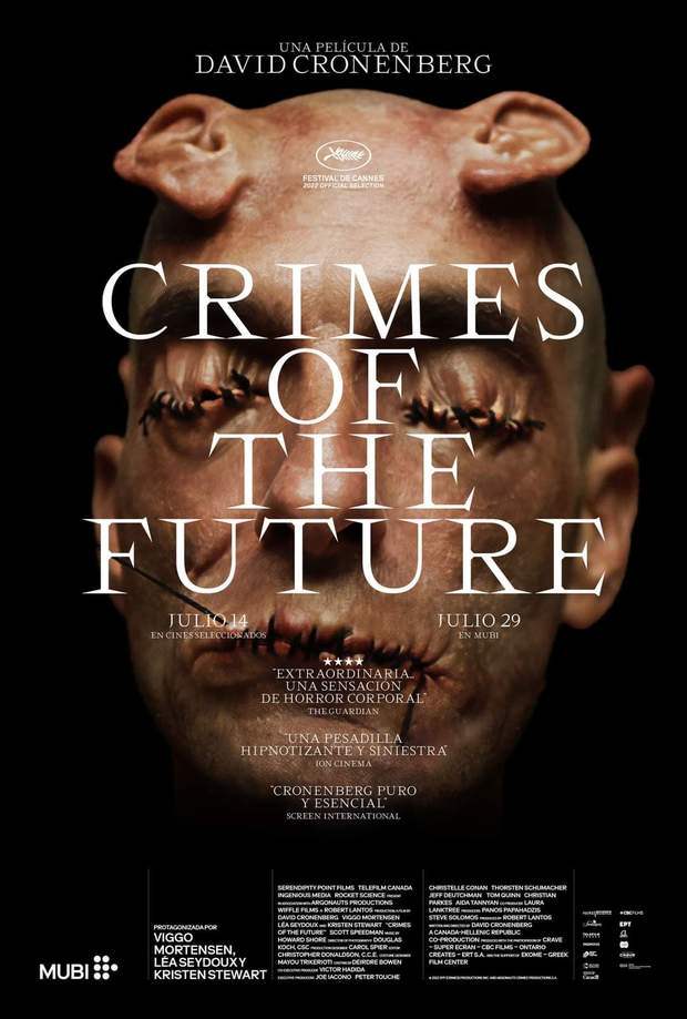 Póster (Crimes of the Future).