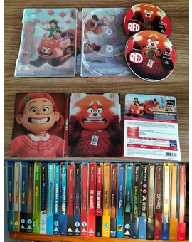 Mi Colección Completa en Steelbook de "Pixar" mas (Red).