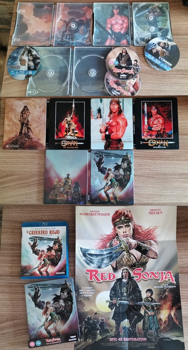 Mi Colección Bárbara en Steelbook de (Arnold Schwarzenegger).