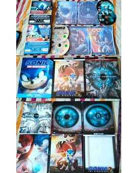 Mi Colección Steelbook de (Sonic más Horizonte Final).