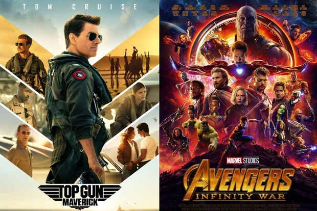 (Top Gun: Maverick) Supera a (Vengadores: Infinity War).