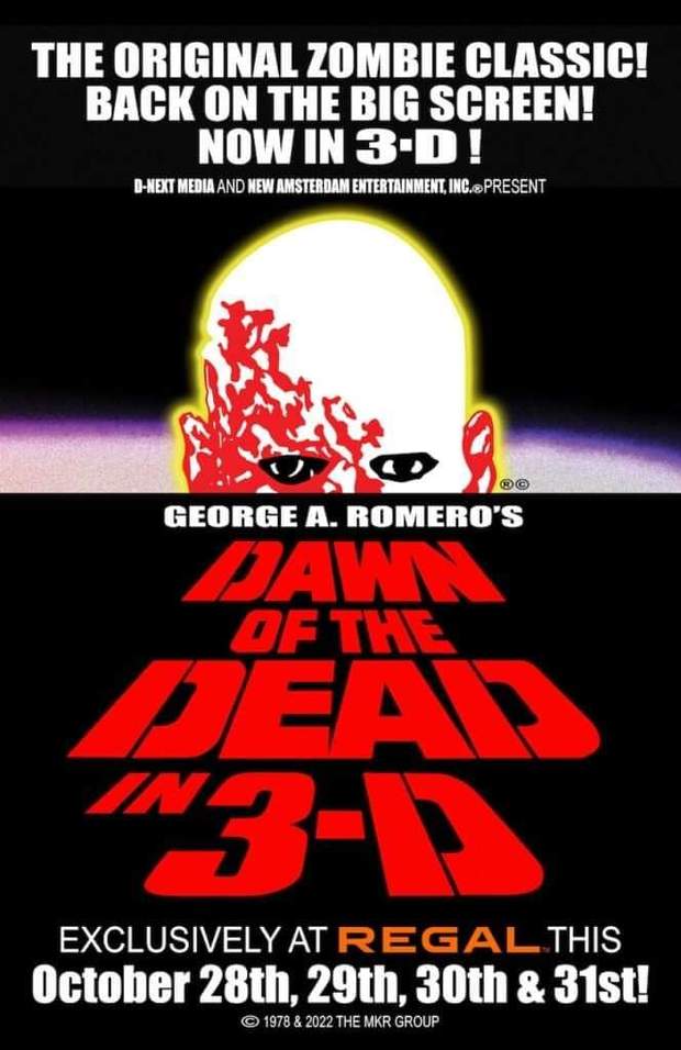 (Zombi) de "George A. Romero" se reestrenará en USA en 3D.