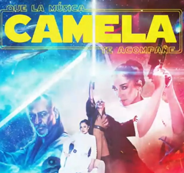 La Portada del nuevo álbum de "Camela" inspirado en (Star Wars).