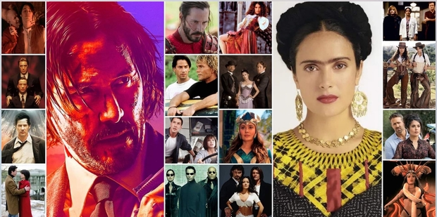 Cumplen Años "Keanu Reeves y Salma Hayek" Que Películas son Vuestras Preferidas y las que Menos?.