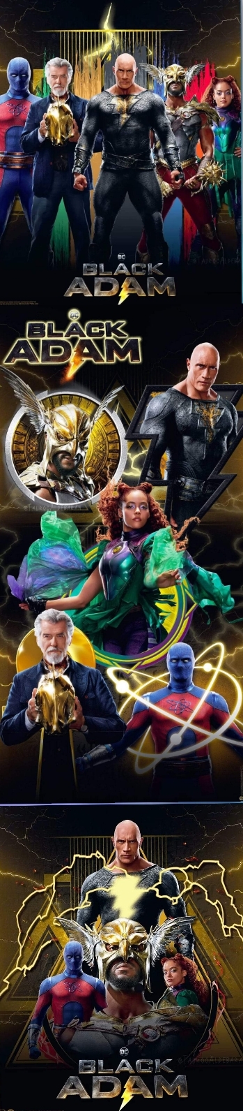 Nuevos Pósters de (Black Adam).