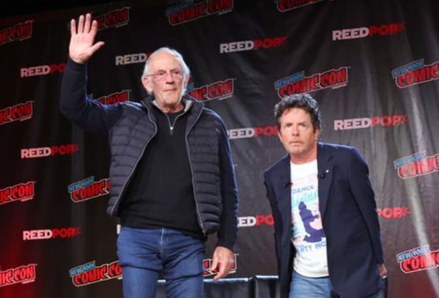Reencuentro de "Michael J. Fox y Christopher Lloyd"en la Comic Con.