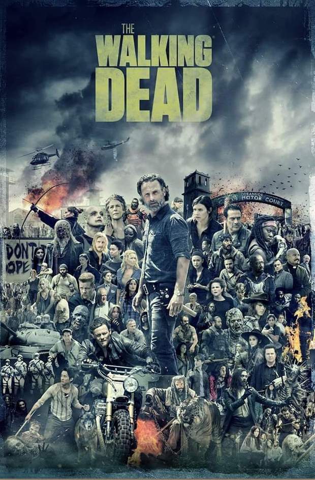 Póster con todos los Personajes de (The Walking Dead). Cuál es Vuestro Favorito?.