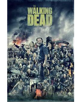 Póster con todos los Personajes de (The Walking Dead). Cuál es Vuestro Favorito?.