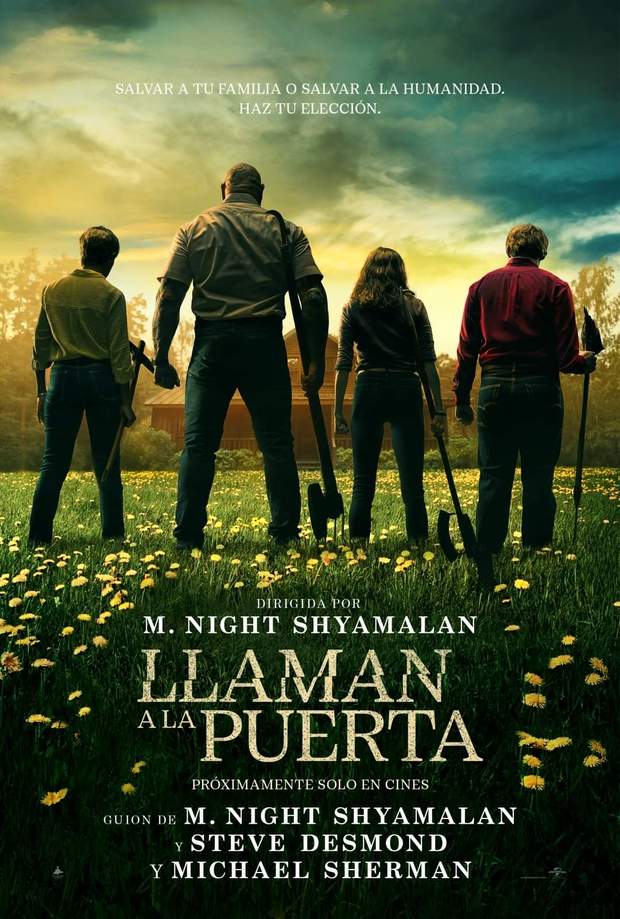 Póster de (Llaman a la Puerta) de "M. Night Shyamalan".