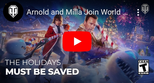 "Arnold Schwarzenegger" Empieza la Navidad decapitando cabezas de muñecos de nieve.