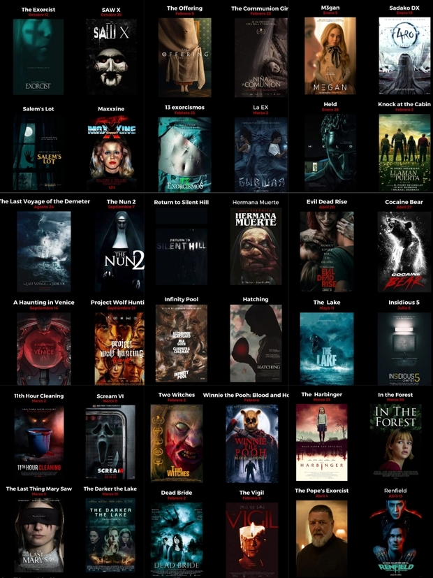 Estrenos de Terror para el 2023. Qué Película le tenéis mas ganas?.