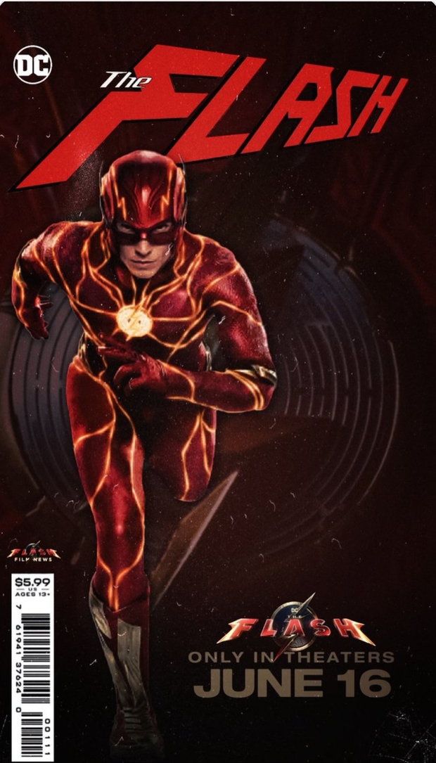 (The Flash) Nuevo vistazo a Central City y al nuevo traje del personaje de Ezra Miller