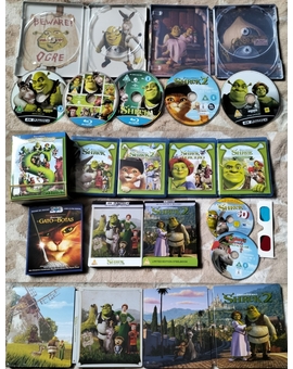 Mi Colección y Steelbooks de (Shrek).