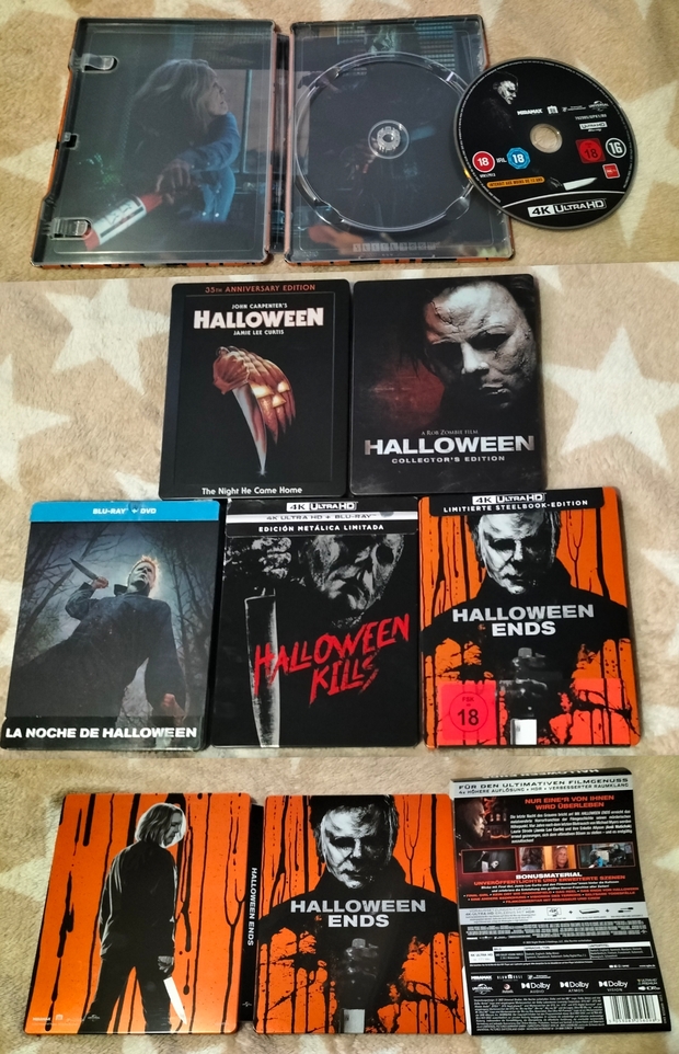 Mi Colección en Steelbook de (Halloween).