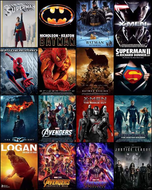 Qué Película de Superhéroes es vuestra favorita?.