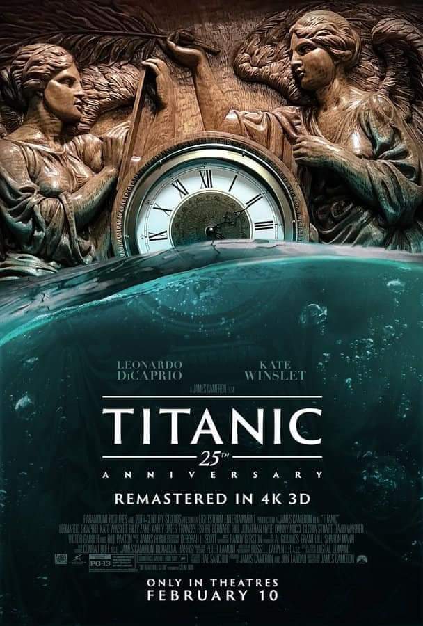 Póster de (Titanic) 4K y 3D.