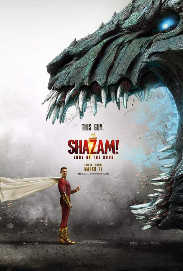 Nuevo Póster de (Shazam: La Furia de los Dioses).